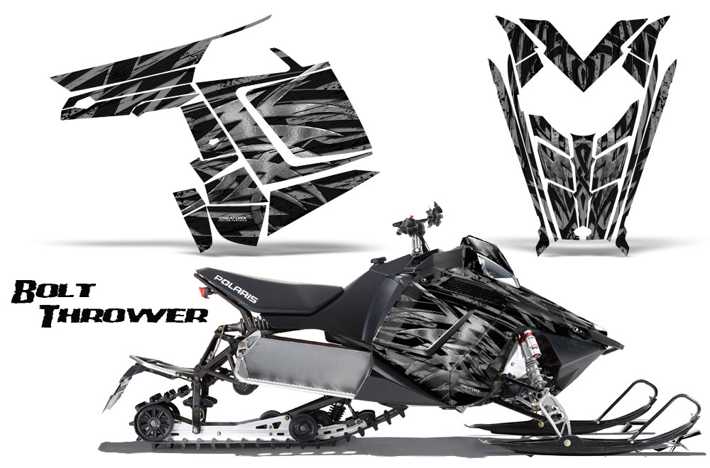 Polaris Rush Graphics Kit Bolt Thrower Silver